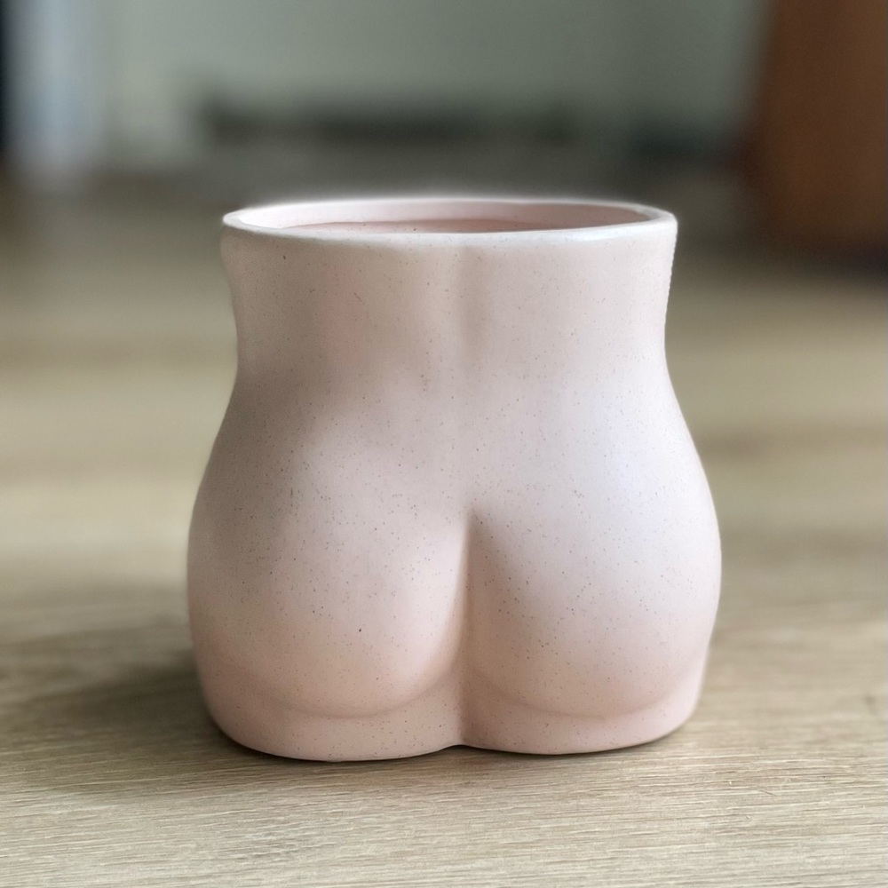 LIKE-NEW Base Roots Body Vase - Female Booty in “Plush Pink Bottom”